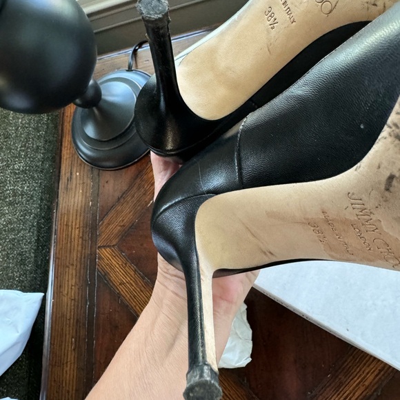 Jimmy Choo Black Pumps Size 38.5 - Picture 4 of 12